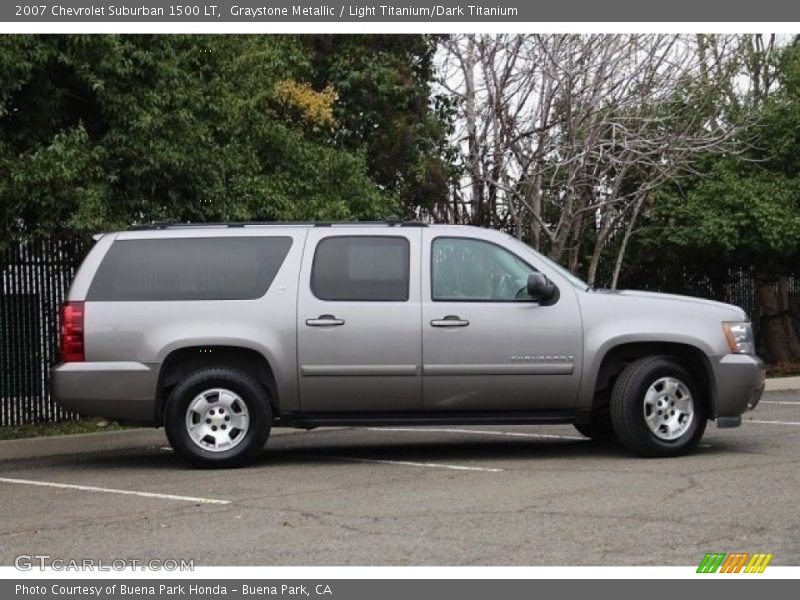 Graystone Metallic / Light Titanium/Dark Titanium 2007 Chevrolet Suburban 1500 LT