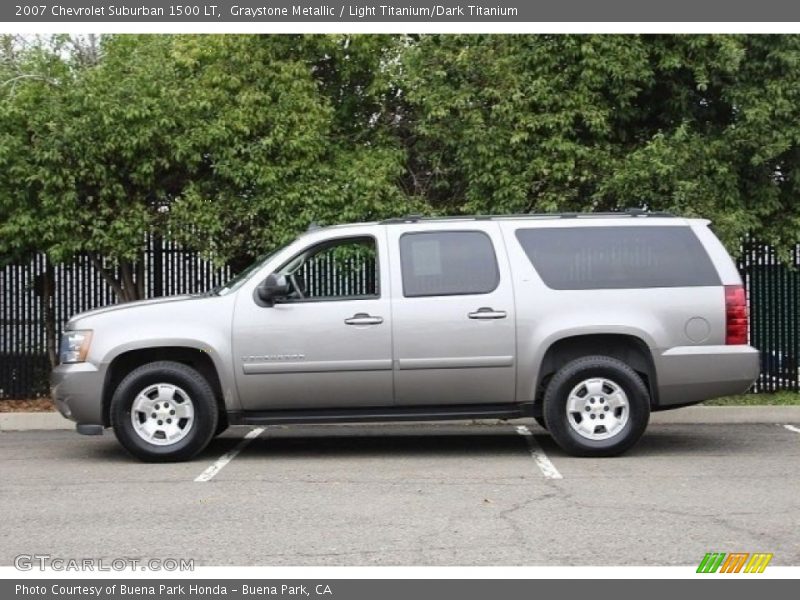 Graystone Metallic / Light Titanium/Dark Titanium 2007 Chevrolet Suburban 1500 LT