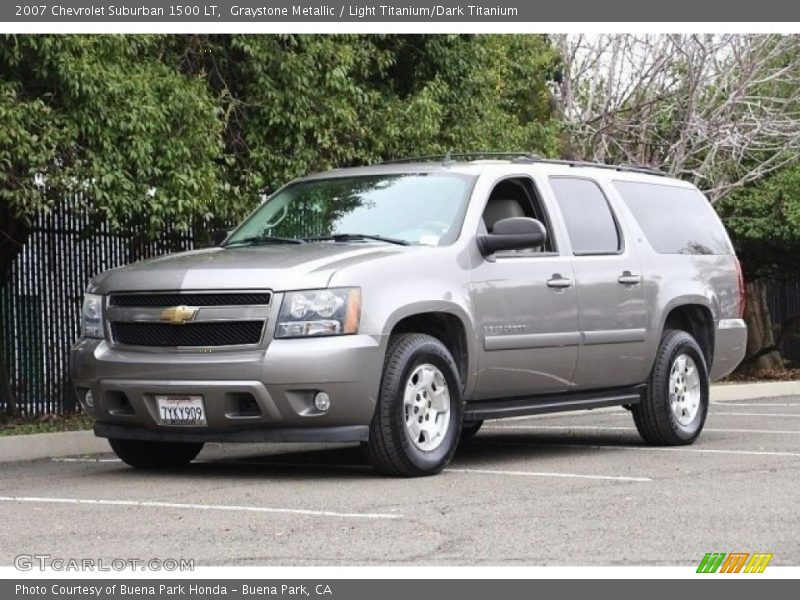 Graystone Metallic / Light Titanium/Dark Titanium 2007 Chevrolet Suburban 1500 LT