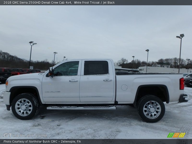 White Frost Tricoat / Jet Black 2018 GMC Sierra 2500HD Denali Crew Cab 4x4