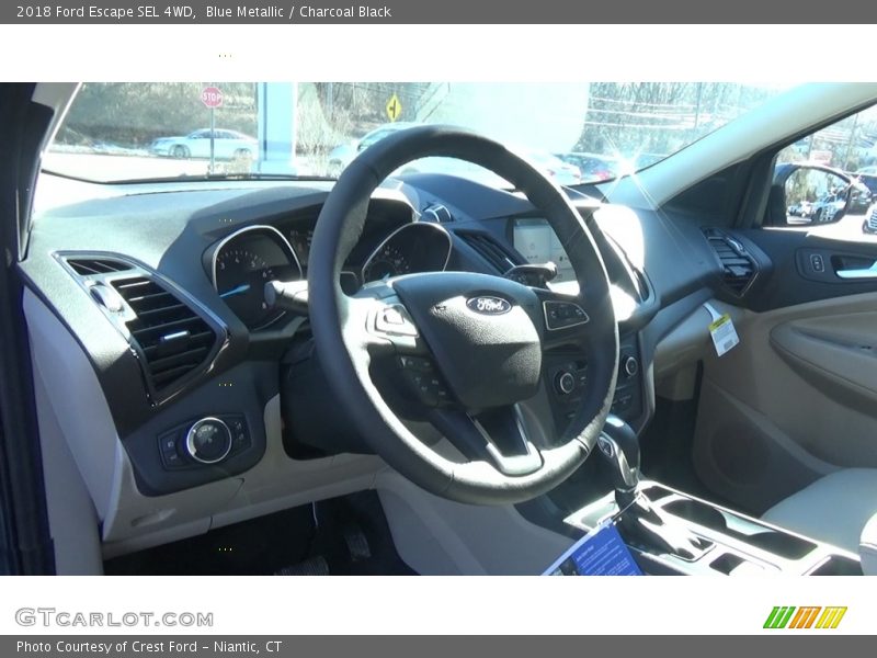 Blue Metallic / Charcoal Black 2018 Ford Escape SEL 4WD