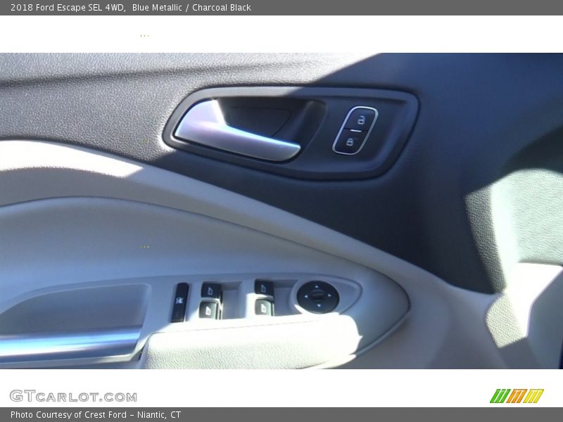 Blue Metallic / Charcoal Black 2018 Ford Escape SEL 4WD
