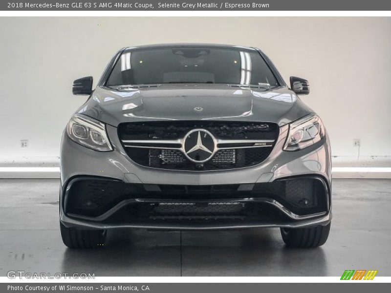 Selenite Grey Metallic / Espresso Brown 2018 Mercedes-Benz GLE 63 S AMG 4Matic Coupe