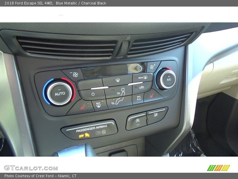 Blue Metallic / Charcoal Black 2018 Ford Escape SEL 4WD