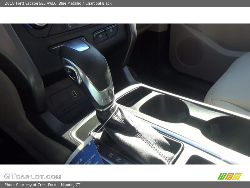 Blue Metallic / Charcoal Black 2018 Ford Escape SEL 4WD