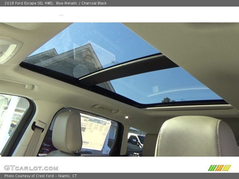 Blue Metallic / Charcoal Black 2018 Ford Escape SEL 4WD