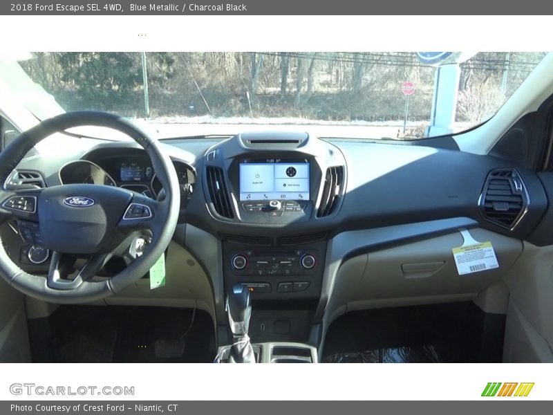 Blue Metallic / Charcoal Black 2018 Ford Escape SEL 4WD