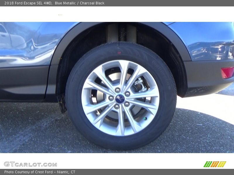 Blue Metallic / Charcoal Black 2018 Ford Escape SEL 4WD