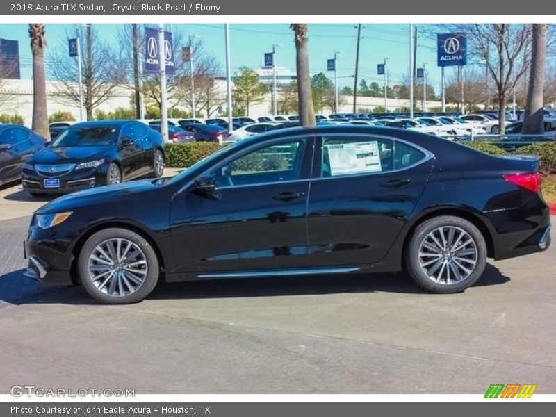 Crystal Black Pearl / Ebony 2018 Acura TLX Sedan