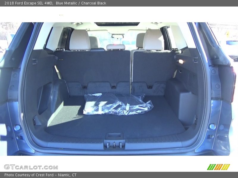 Blue Metallic / Charcoal Black 2018 Ford Escape SEL 4WD