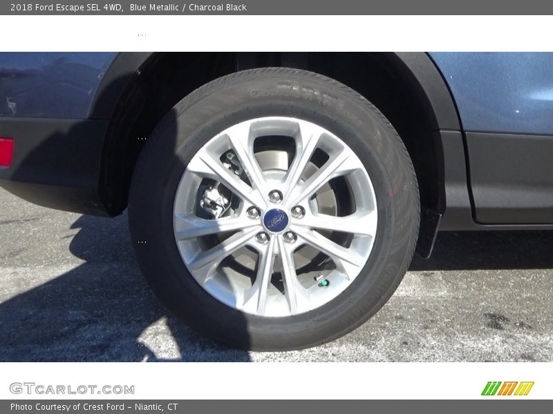 Blue Metallic / Charcoal Black 2018 Ford Escape SEL 4WD