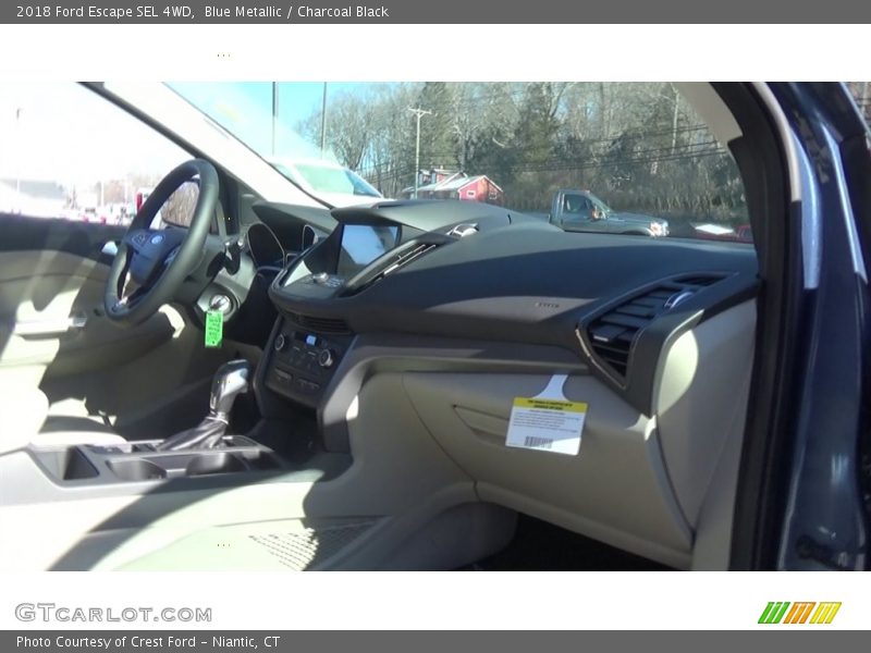 Blue Metallic / Charcoal Black 2018 Ford Escape SEL 4WD