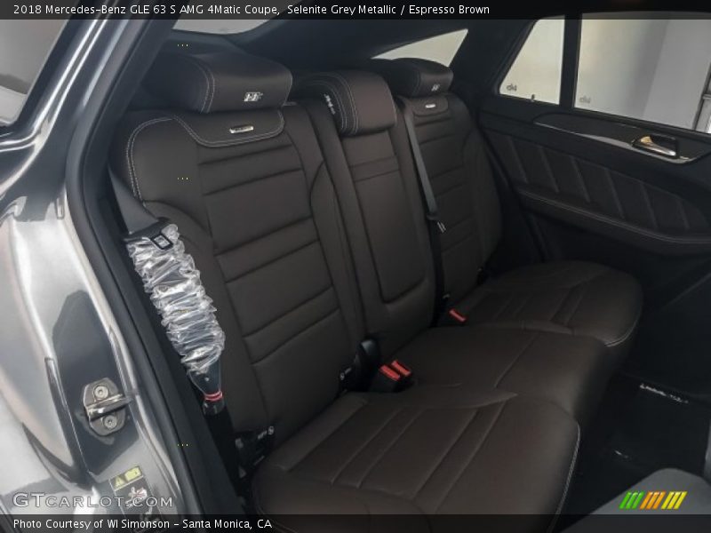 Selenite Grey Metallic / Espresso Brown 2018 Mercedes-Benz GLE 63 S AMG 4Matic Coupe