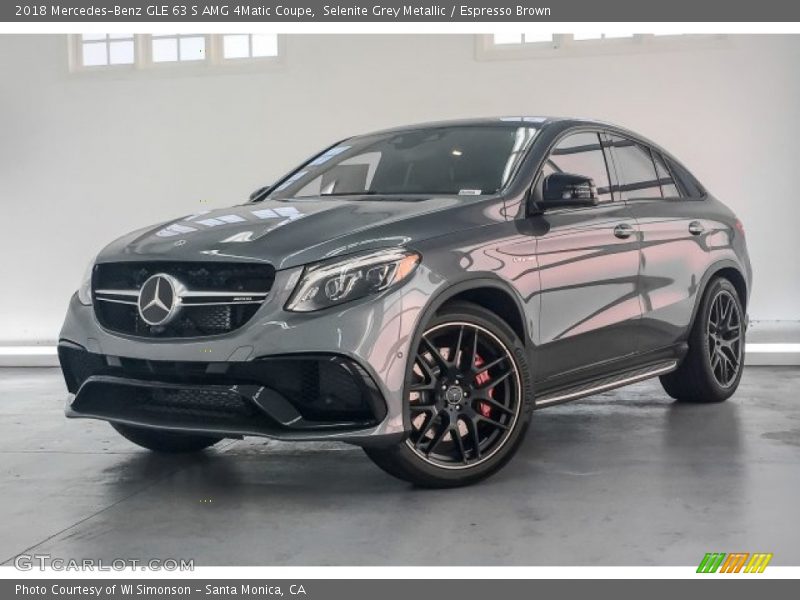 Selenite Grey Metallic / Espresso Brown 2018 Mercedes-Benz GLE 63 S AMG 4Matic Coupe
