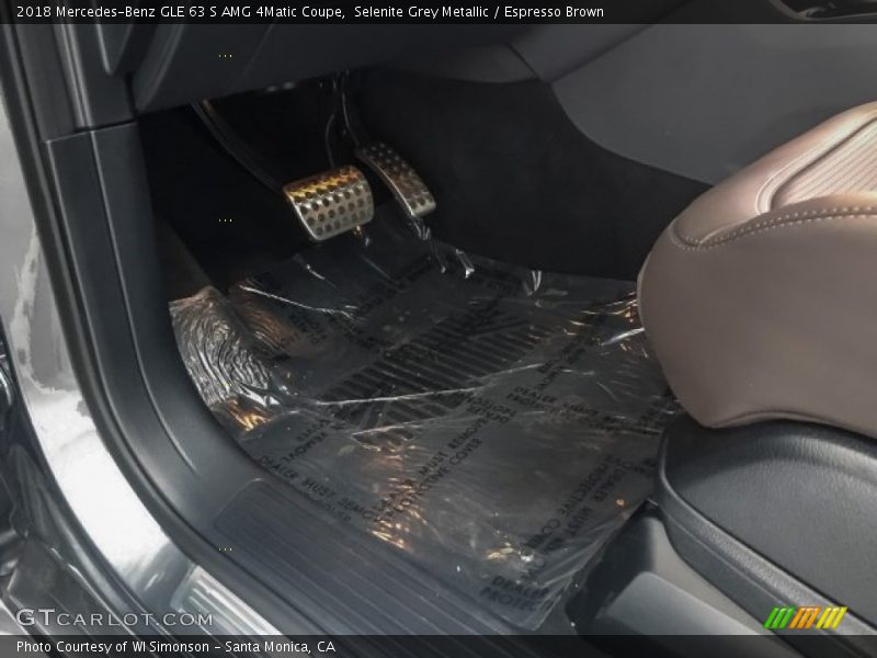 Selenite Grey Metallic / Espresso Brown 2018 Mercedes-Benz GLE 63 S AMG 4Matic Coupe