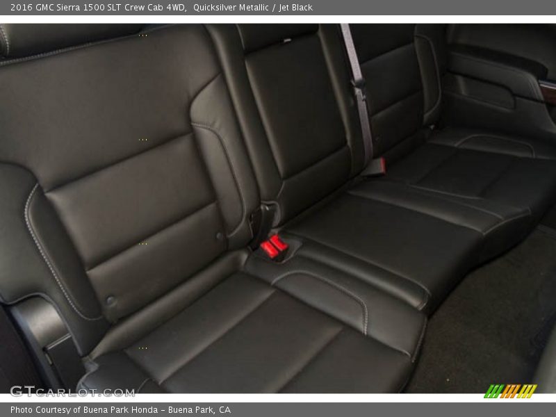 Quicksilver Metallic / Jet Black 2016 GMC Sierra 1500 SLT Crew Cab 4WD