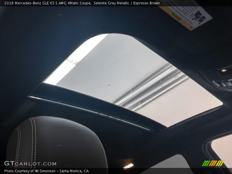 Selenite Grey Metallic / Espresso Brown 2018 Mercedes-Benz GLE 63 S AMG 4Matic Coupe
