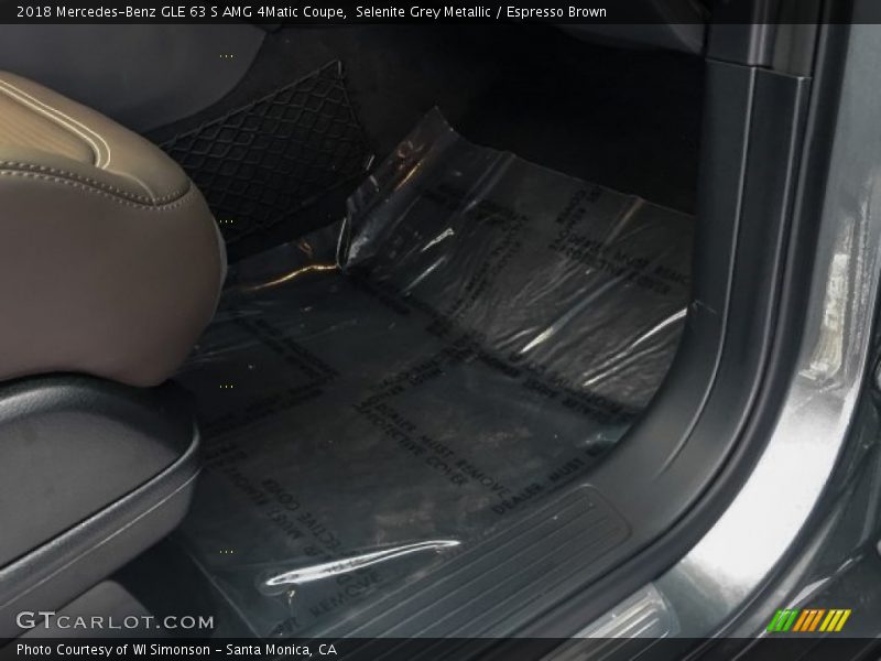 Selenite Grey Metallic / Espresso Brown 2018 Mercedes-Benz GLE 63 S AMG 4Matic Coupe