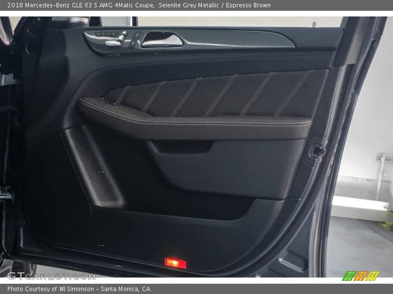 Selenite Grey Metallic / Espresso Brown 2018 Mercedes-Benz GLE 63 S AMG 4Matic Coupe