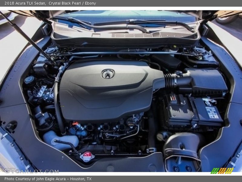 Crystal Black Pearl / Ebony 2018 Acura TLX Sedan