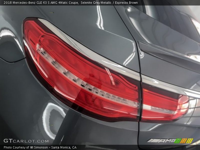 Selenite Grey Metallic / Espresso Brown 2018 Mercedes-Benz GLE 63 S AMG 4Matic Coupe