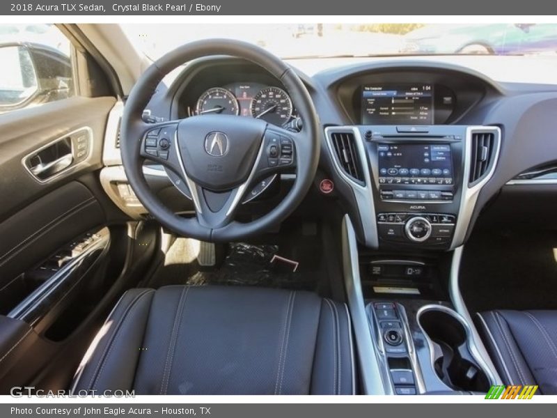 Crystal Black Pearl / Ebony 2018 Acura TLX Sedan