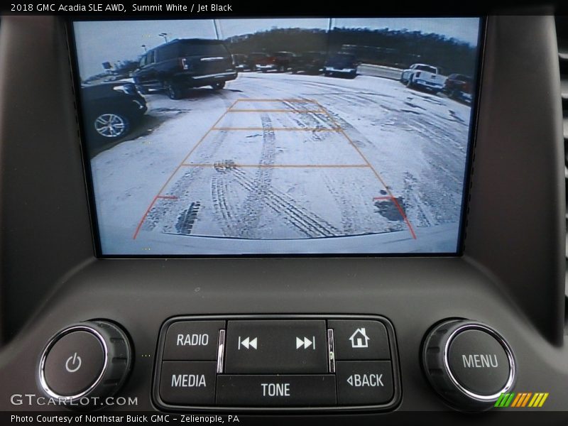 Summit White / Jet Black 2018 GMC Acadia SLE AWD