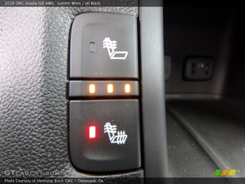 Summit White / Jet Black 2018 GMC Acadia SLE AWD