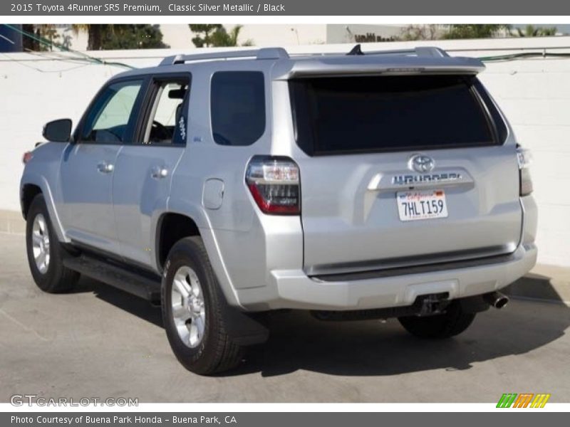 Classic Silver Metallic / Black 2015 Toyota 4Runner SR5 Premium