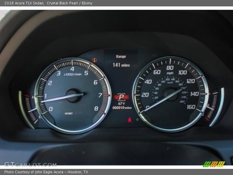 Crystal Black Pearl / Ebony 2018 Acura TLX Sedan