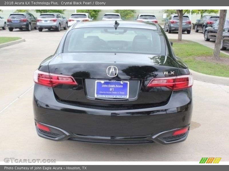 Crystal Black Pearl / Ebony 2018 Acura ILX Technology Plus