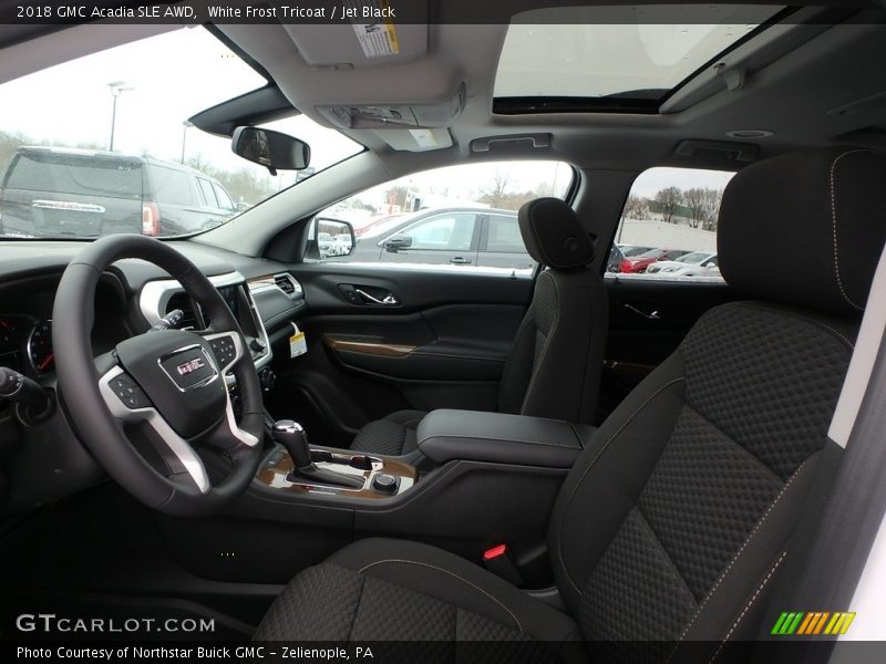 White Frost Tricoat / Jet Black 2018 GMC Acadia SLE AWD