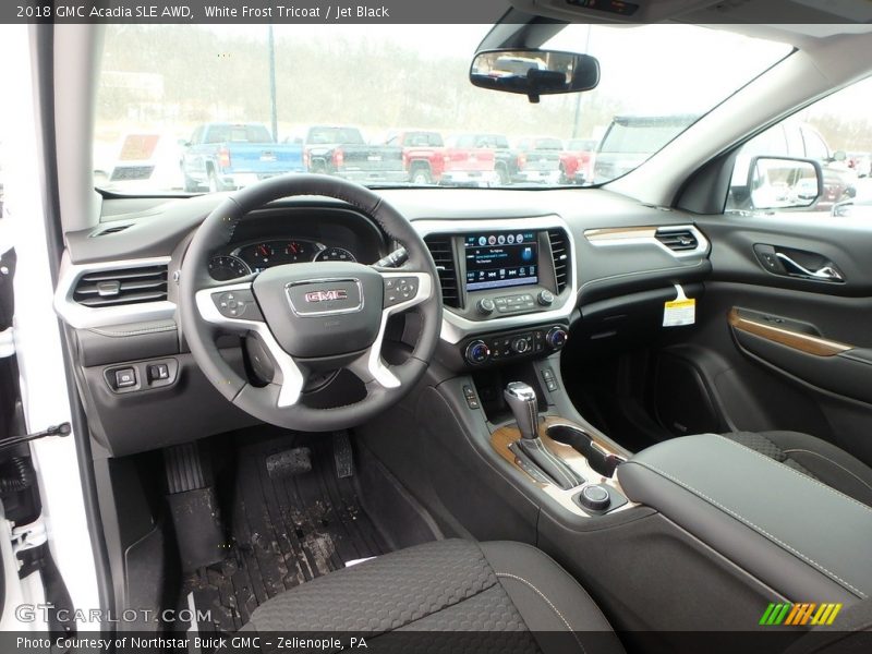 White Frost Tricoat / Jet Black 2018 GMC Acadia SLE AWD