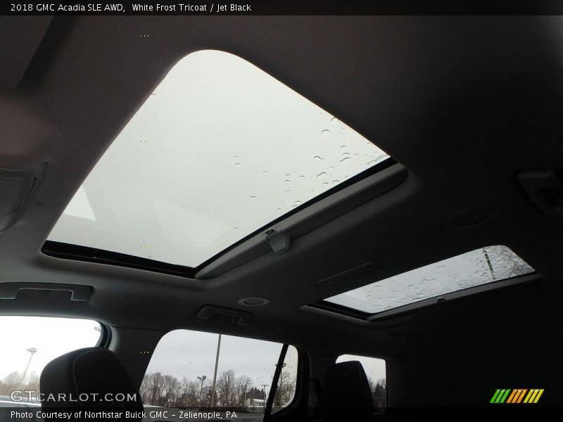White Frost Tricoat / Jet Black 2018 GMC Acadia SLE AWD