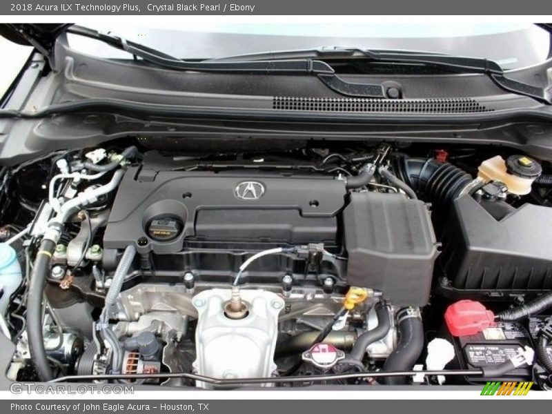 Crystal Black Pearl / Ebony 2018 Acura ILX Technology Plus