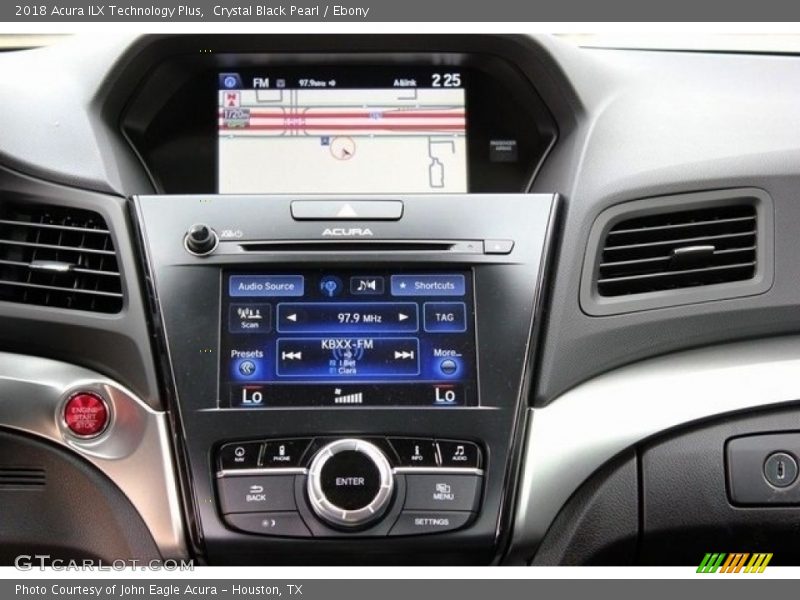 Crystal Black Pearl / Ebony 2018 Acura ILX Technology Plus