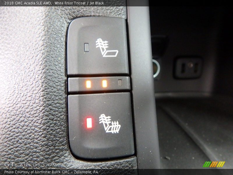 White Frost Tricoat / Jet Black 2018 GMC Acadia SLE AWD