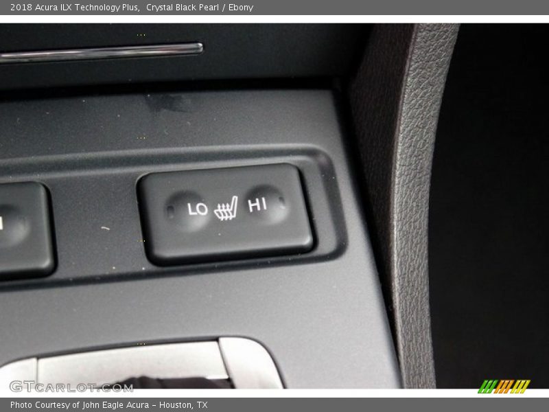 Crystal Black Pearl / Ebony 2018 Acura ILX Technology Plus