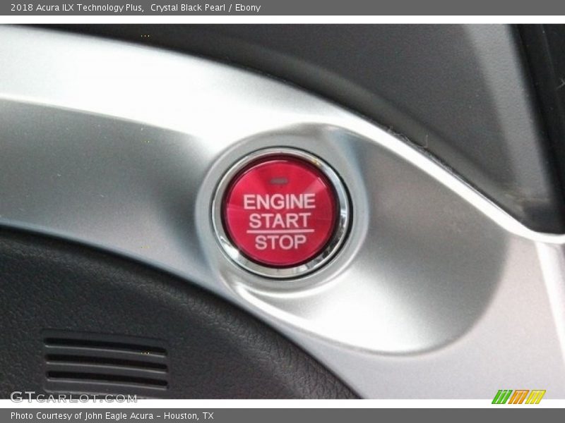 Crystal Black Pearl / Ebony 2018 Acura ILX Technology Plus