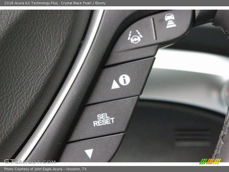 Crystal Black Pearl / Ebony 2018 Acura ILX Technology Plus