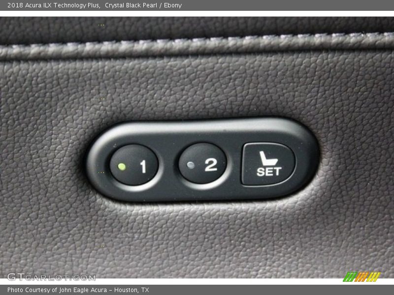 Crystal Black Pearl / Ebony 2018 Acura ILX Technology Plus