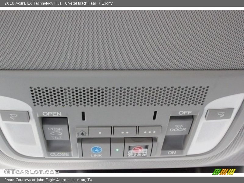 Crystal Black Pearl / Ebony 2018 Acura ILX Technology Plus