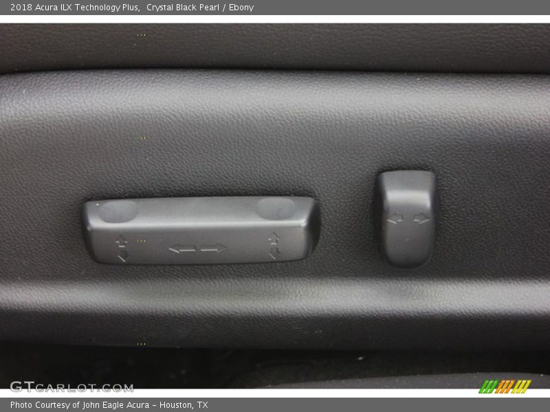 Crystal Black Pearl / Ebony 2018 Acura ILX Technology Plus