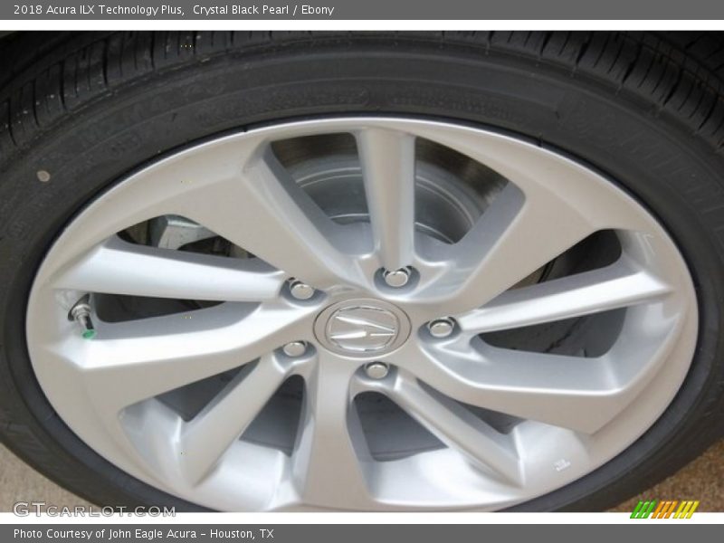 Crystal Black Pearl / Ebony 2018 Acura ILX Technology Plus