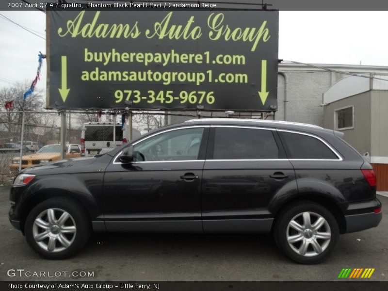Phantom Black Pearl Effect / Cardamom Beige 2007 Audi Q7 4.2 quattro
