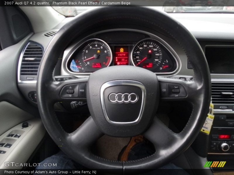Phantom Black Pearl Effect / Cardamom Beige 2007 Audi Q7 4.2 quattro