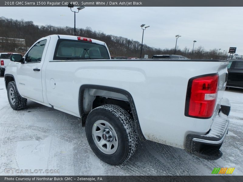 Summit White / Dark Ash/Jet Black 2018 GMC Sierra 1500 Regular Cab 4WD