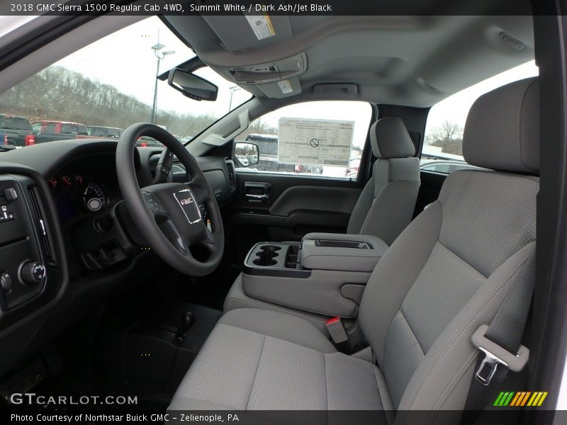 Summit White / Dark Ash/Jet Black 2018 GMC Sierra 1500 Regular Cab 4WD