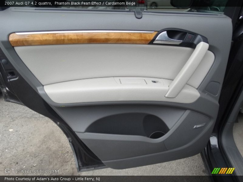 Phantom Black Pearl Effect / Cardamom Beige 2007 Audi Q7 4.2 quattro