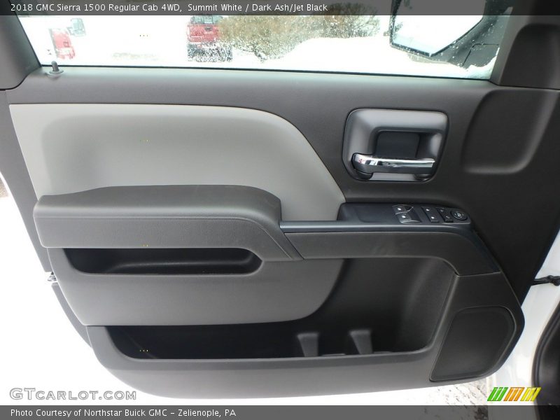Summit White / Dark Ash/Jet Black 2018 GMC Sierra 1500 Regular Cab 4WD